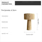 Zenora Japanese Hand-Woven Lamp – Retro Zen Lighting
