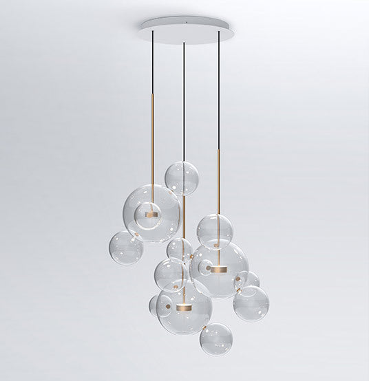 Norival Gold Bubble Chandelier