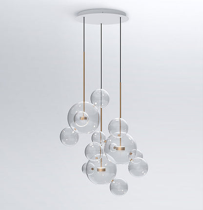Norival Gold Bubble Chandelier