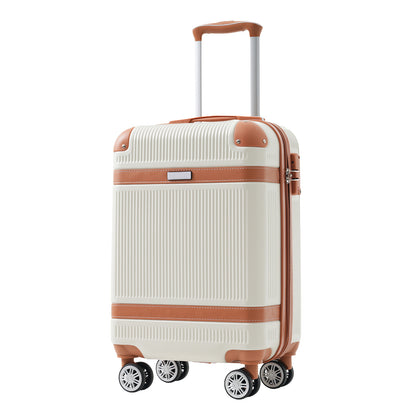 Arlo | 3-Piece Minimalist Luggage Set – White