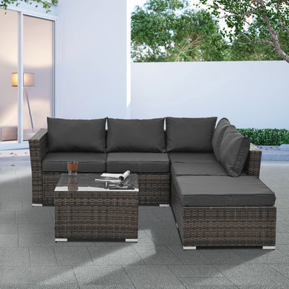 Solara 4-Piece Outdoor Lounge Set