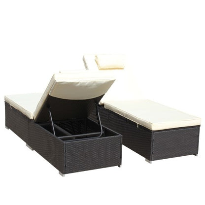 Altera 3-Piece Outdoor Chaise Lounge Set