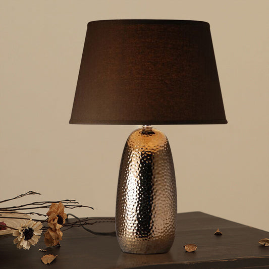 HaydnHollow Glazed Ceramic Table Lamp – American Vintage Elegance
