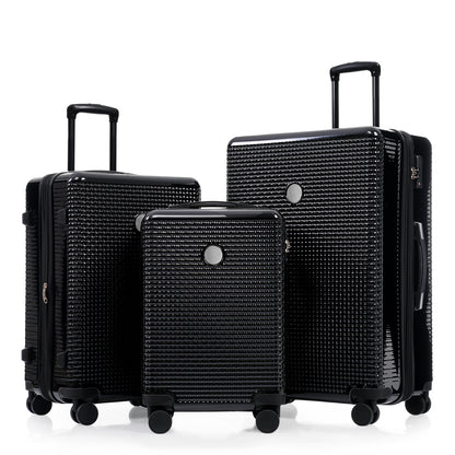GlideGuard 3-Piece Hard Shell Luggage Set | ABS+PC with TSA Lock