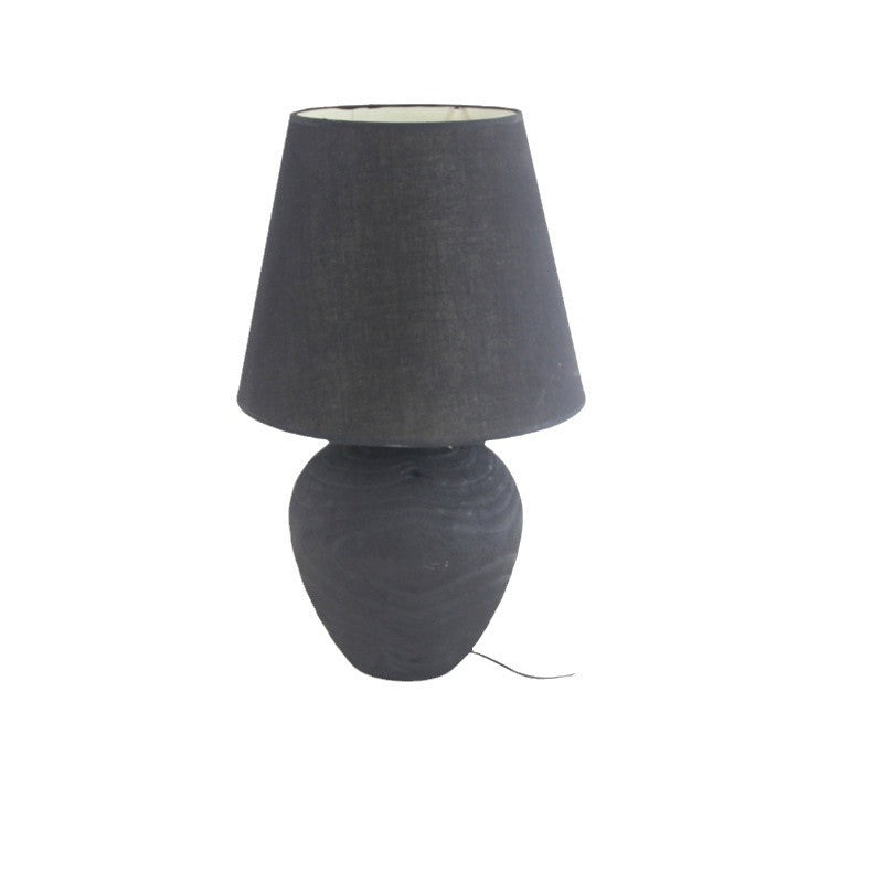 Terravi Handmade Wooden Table Lamp | Artisan Minimalist Decor