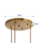 HinodeGlow Japanese Porcelain Chandelier – Artful Light in Minimalist Form