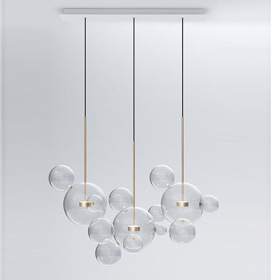 Norival Gold Bubble Chandelier