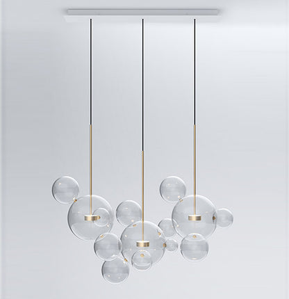 Norival Gold Bubble Chandelier