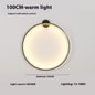 HaydnHalo Minimalist Round LED Lamp – Modern Wireless Wall Light