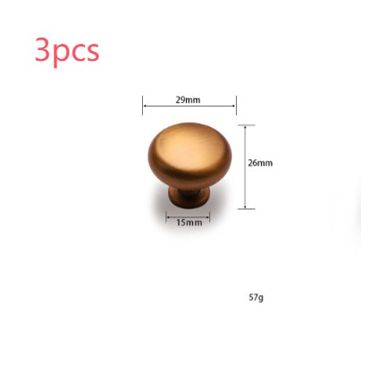 Linea Brass Luxe Handle | Modern Minimalist Cabinet Pull