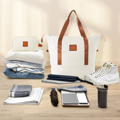 Arlo | 3-Piece Minimalist Luggage Set – White