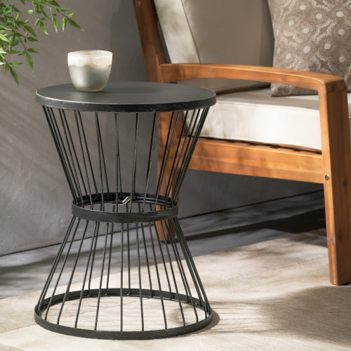 Arden Outdoor Iron Side Table