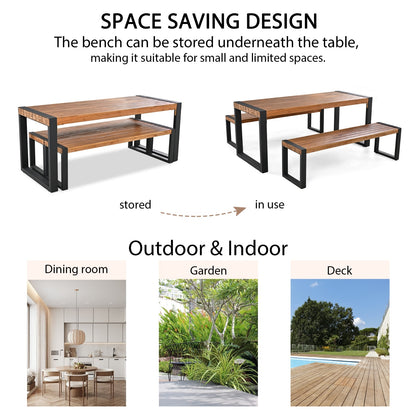 Ashford Outdoor Acacia Wood Bench