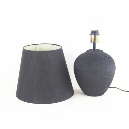 Terravi Handmade Wooden Table Lamp | Artisan Minimalist Decor