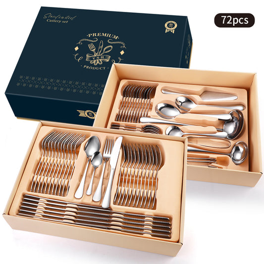 Avanti Luxe Stainless Steel Cutlery Set | Mirror Polished Western Flatware