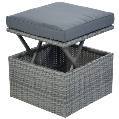Avendale Outdoor Sunbed and Conversation Set