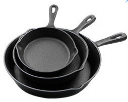 Haiku Cast Iron Frying Pan Set – 3-Piece Non-Stick Skillet Collection