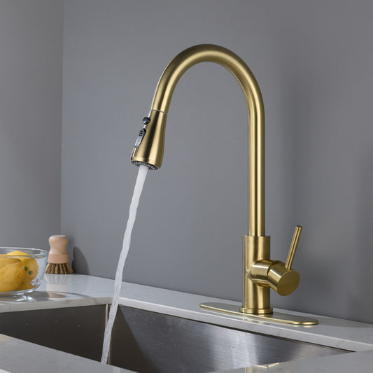 Nexus Aureo (Brushed Gold) Kitchen Faucet