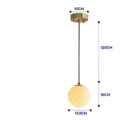 HinodeGlow Japanese Porcelain Chandelier – Artful Light in Minimalist Form