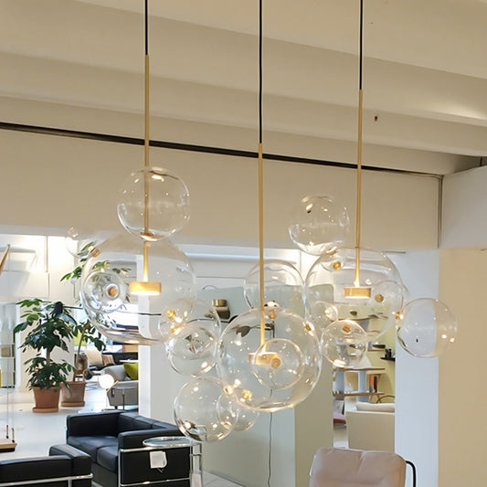 Norival Gold Bubble Chandelier