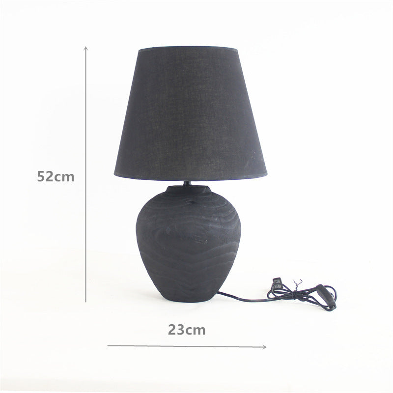 Terravi Handmade Wooden Table Lamp | Artisan Minimalist Decor