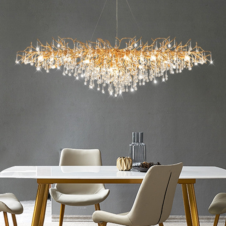 ÉtoileLume French Crystal Chandelier – Timeless Elegance in Glass & Gold