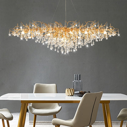ÉtoileLume French Crystal Chandelier – Timeless Elegance in Glass & Gold