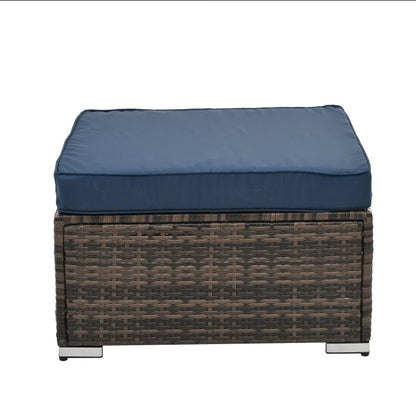 Halston 4-Piece Wicker Patio Conversation Set
