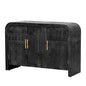 Ashford Curved Black Storage Sideboard