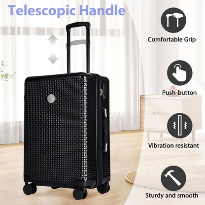 GlideGuard 3-Piece Hard Shell Luggage Set | ABS+PC with TSA Lock