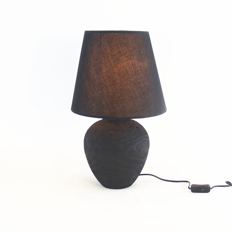 Terravi Handmade Wooden Table Lamp | Artisan Minimalist Decor