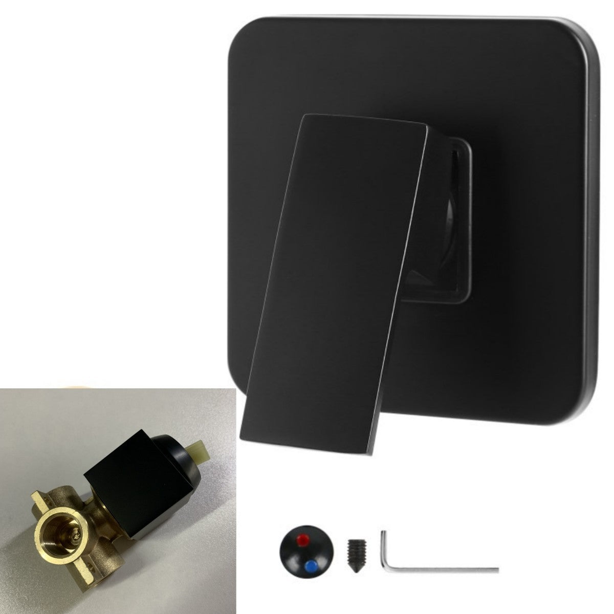 Hydra Three-Way Concealed Hot & Cold Shower Faucet