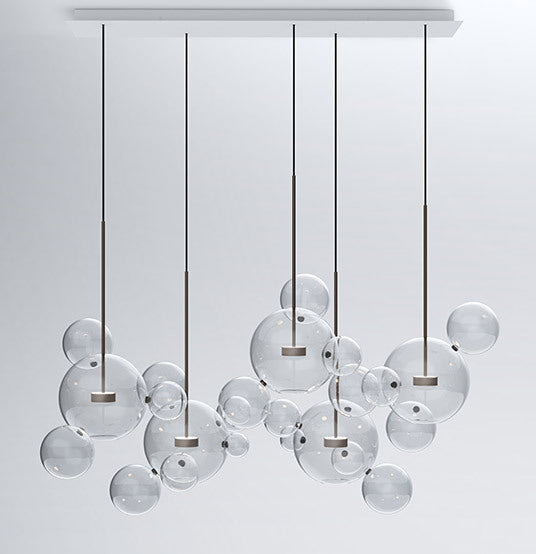 Norival Gold Bubble Chandelier