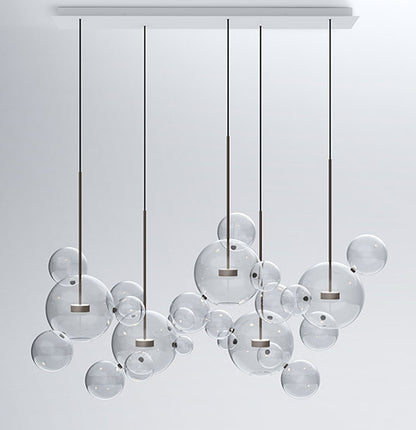 Norival Gold Bubble Chandelier