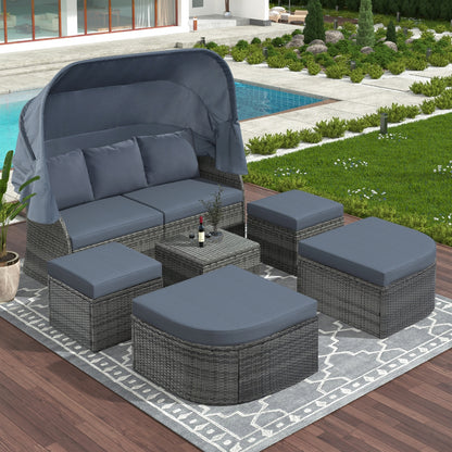 Avendale Outdoor Sunbed and Conversation Set