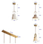HinodeGlow Japanese Porcelain Chandelier – Artful Light in Minimalist Form