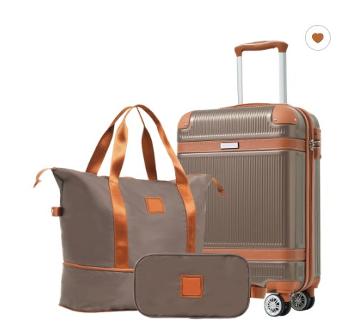 Arlo | 3-Piece Minimalist Luggage Set – White