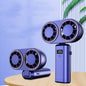 USB Portable Handheld Mini Fan ,Foldable, 5 Speed, USB Rechargeable, Display Screen