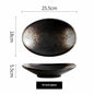 Aomizu 10-Inch Porcelain Oval Plate | Colored Glaze Finish
