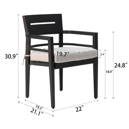 Ember Black Dining Chair Set