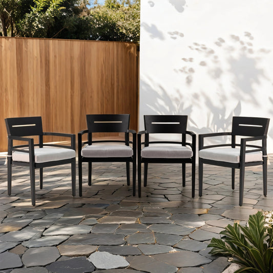 Ember Black Dining Chair Set