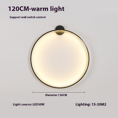 HaydnHalo Minimalist Round LED Lamp – Modern Wireless Wall Light