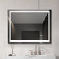 LUMIVO Touch-Control LED Bathroom Mirror – Anti-Fog, Dimmable, CCT Adjustable, Wall-Mounted