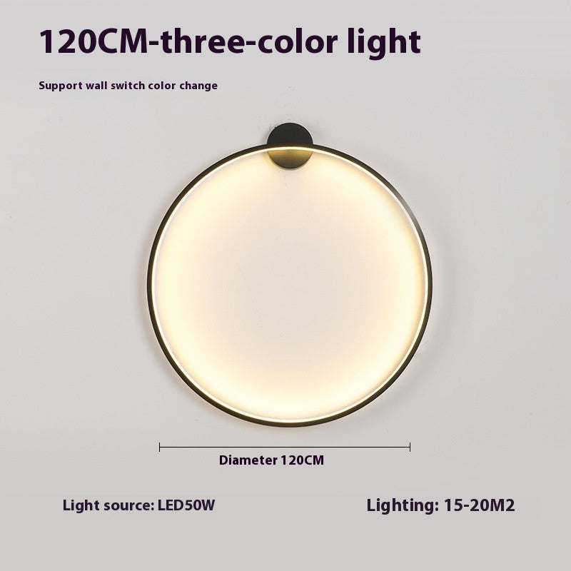 HaydnHalo Minimalist Round LED Lamp – Modern Wireless Wall Light