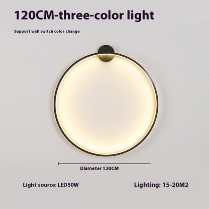 HaydnHalo Minimalist Round LED Lamp – Modern Wireless Wall Light