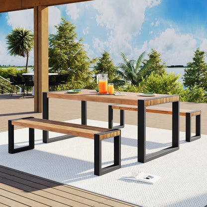 Ashford Outdoor Acacia Wood Bench