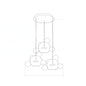 Norival Gold Bubble Chandelier