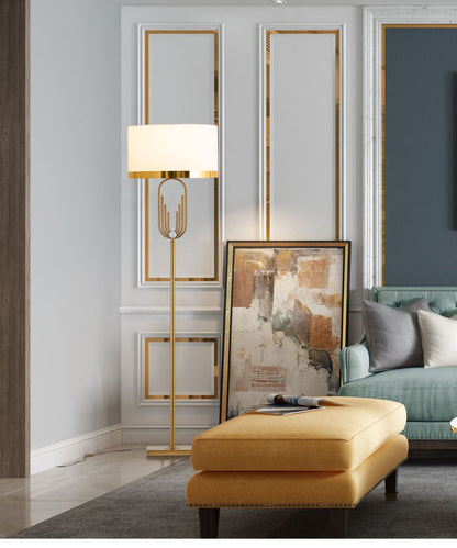 Luma Modern Vertical Floor Lamp – Adjustable Height with Remote